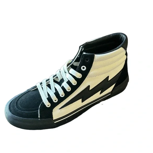 Revenge x Storm Men Sz 10 High Top Black White Brand NEW